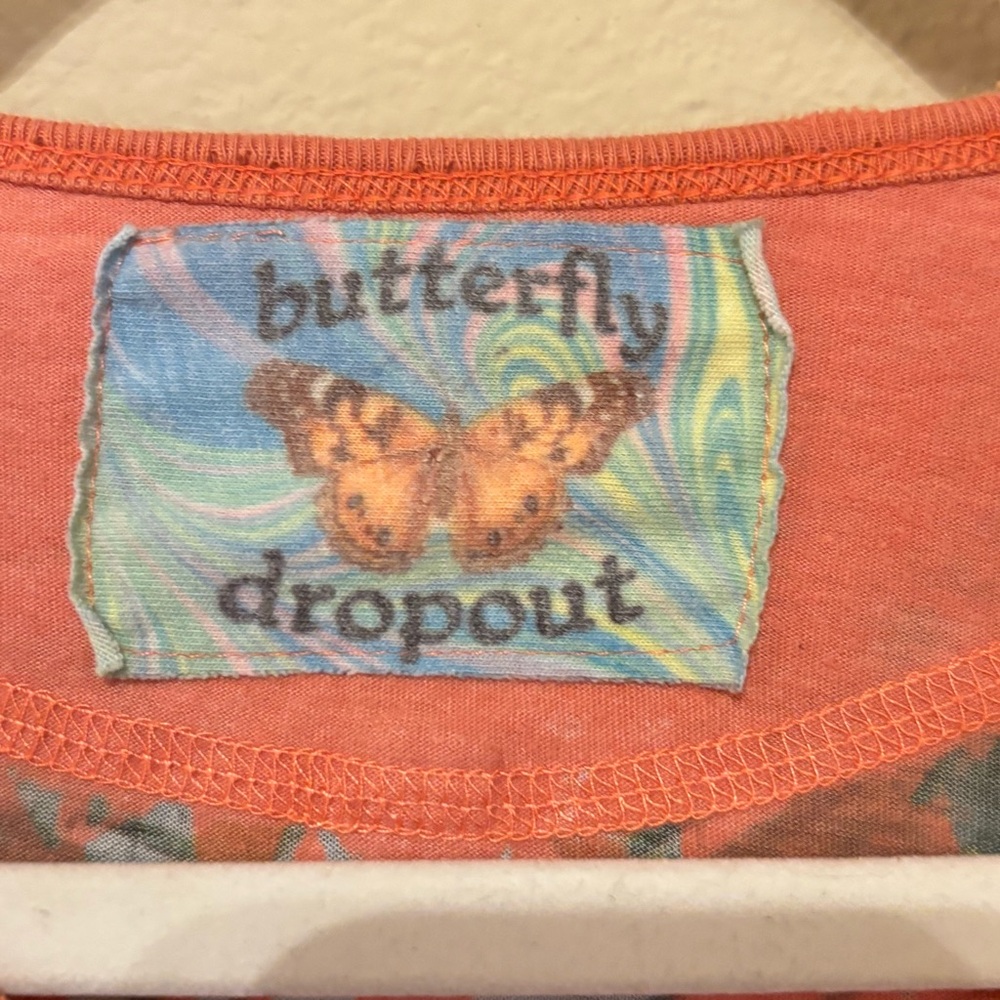 Butterfly Dropout Long Sleeve Top - Picture 9 of 13